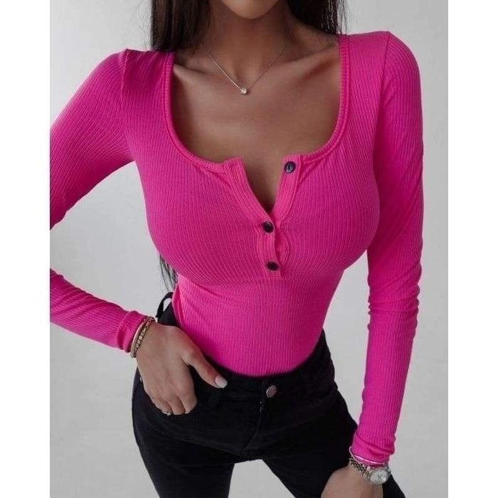 Body damskie Olavoga Eve S czarne różowe