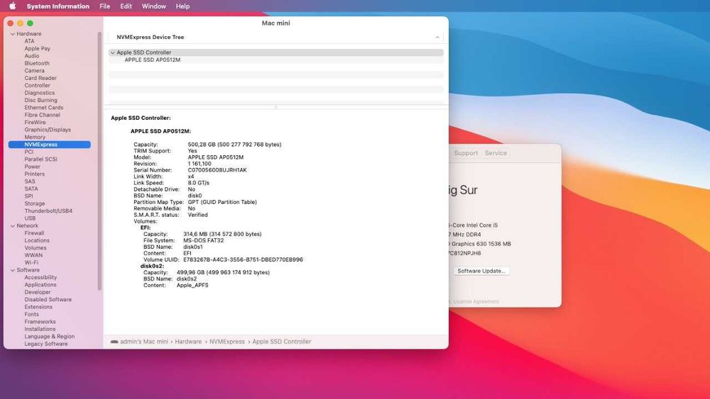 Mac mini 2018 года