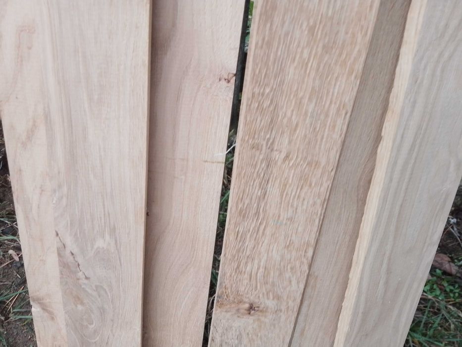 Lamela ogrodowa dębowa 125x7 cm