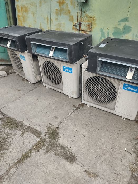 Продам бу канальний кондиціонер MIDEA  MTB-24HRN1/MOU-24HN1