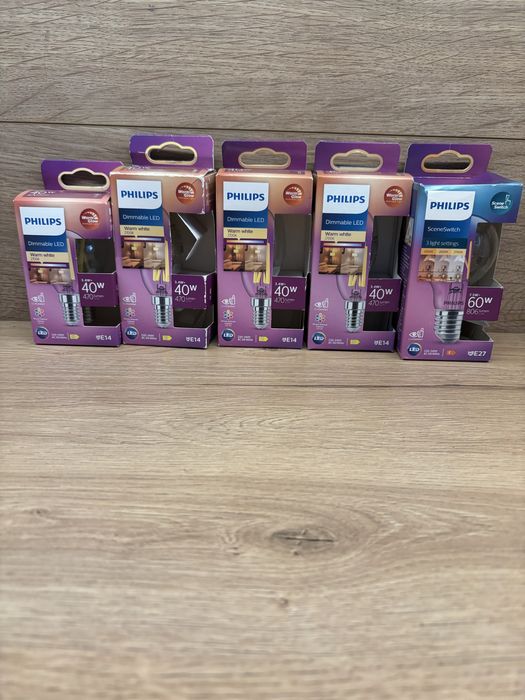 Żarowki Dimmable LED firmy PHILIPS