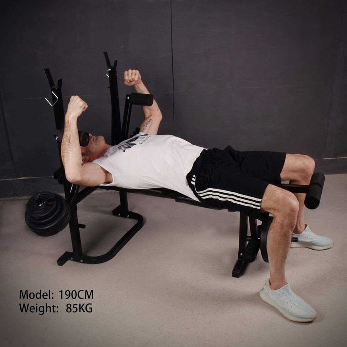 (NOVO) Bancos de pesos dobrável, musculação - treino