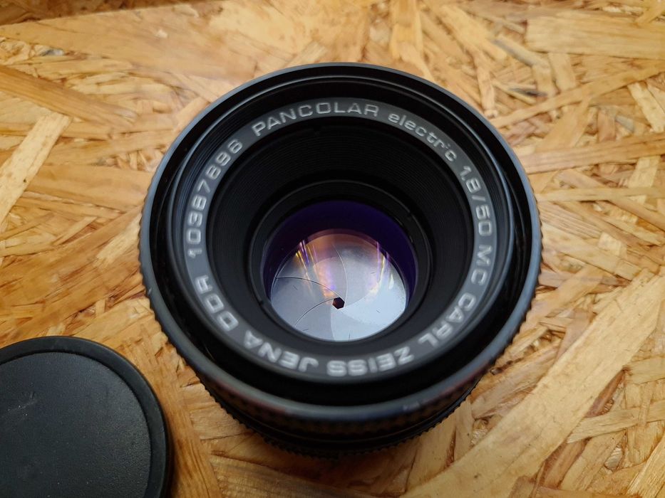 Super stan MC Carl Zeiss Jena Pancolar electric 50mm 1.8 m42 GWARANCJA