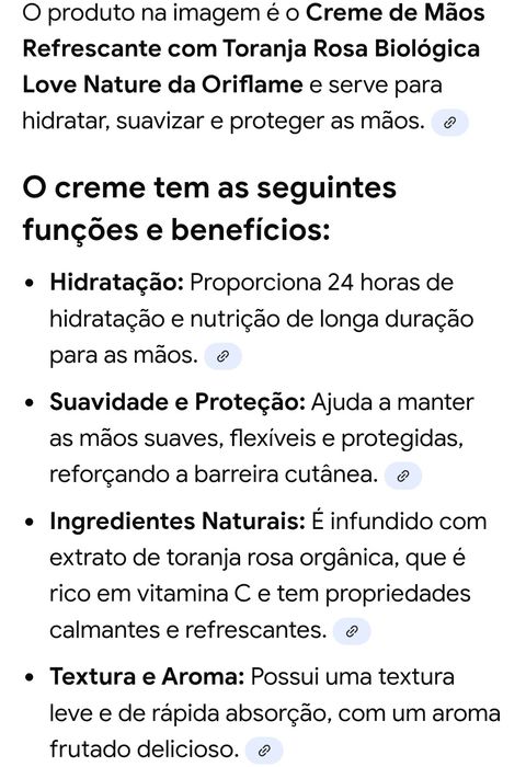 Creme de Mãos Refrescante com Toranja Rosa  75ml Oriflame