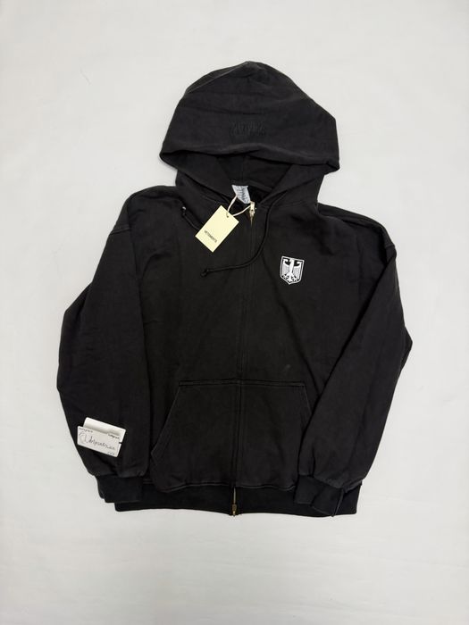 зип худи Vetements Polizei Black zip up Balenciaga rick owens project gr protocol index S M L