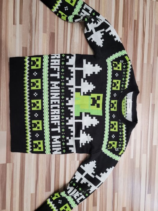 Sweter minecraft 122cm
