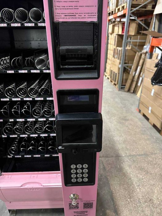 Снековий автомат Necta Snakky  Купюроприймач  PAX IM20 все б/в