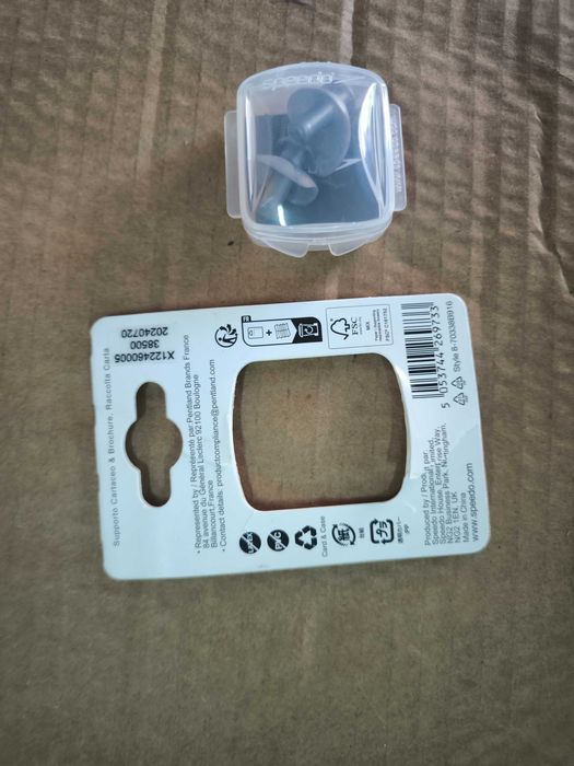 Zatyczki do uszu Speedo ERGO EarPlug (szare)