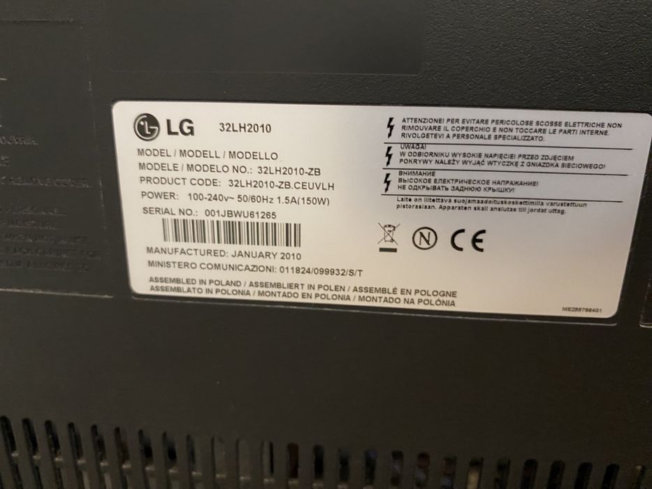 Sprzedam używany tv LG!