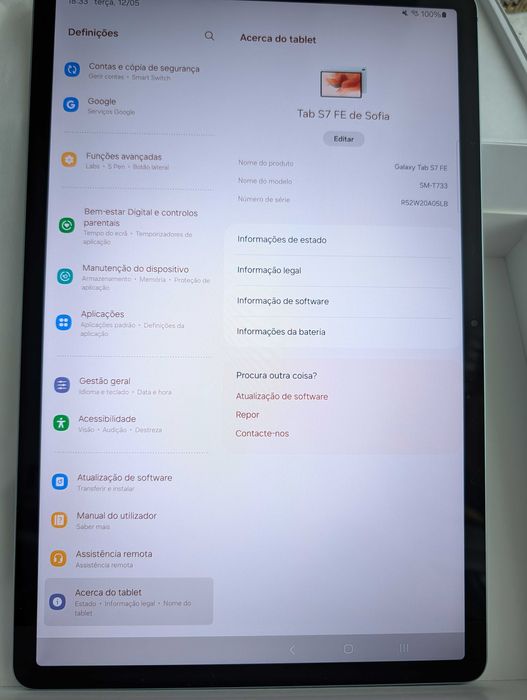 Galaxy Tab S7 FE  Tablet Samsung