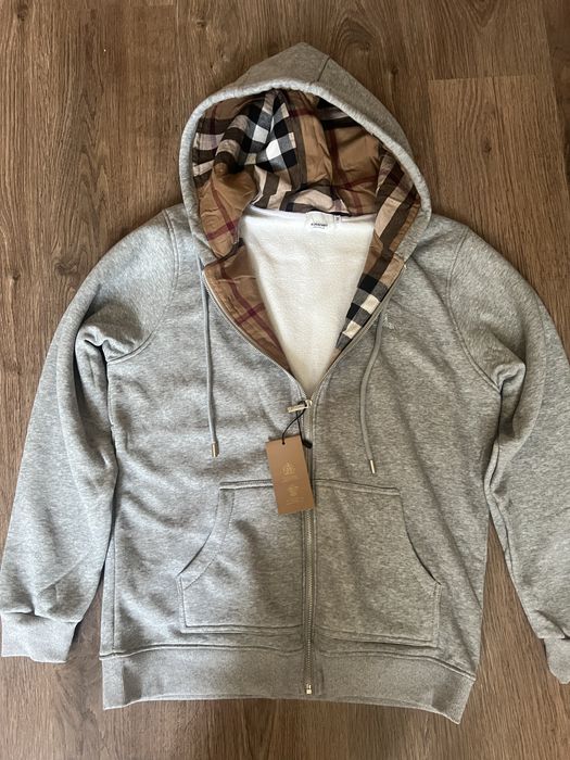 Zip hoodie burberry у двох кольорах