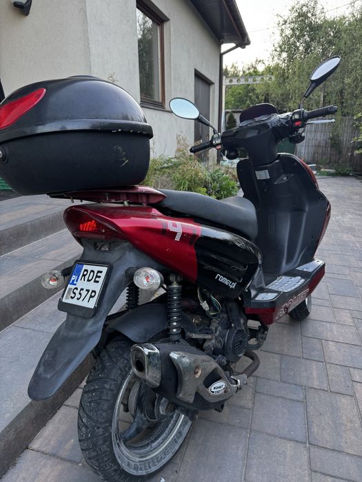 Skuter motorower Romet 747, 2008 rok, 50 cm³, mocniejszy