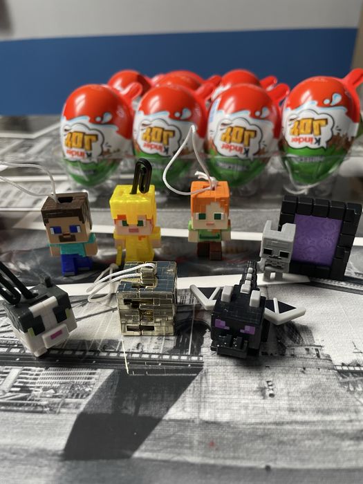 Minecraft Kinder joy фігурки, нове