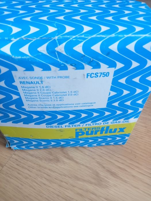 Паливний фільтр diesel Purfkux  fcs750
