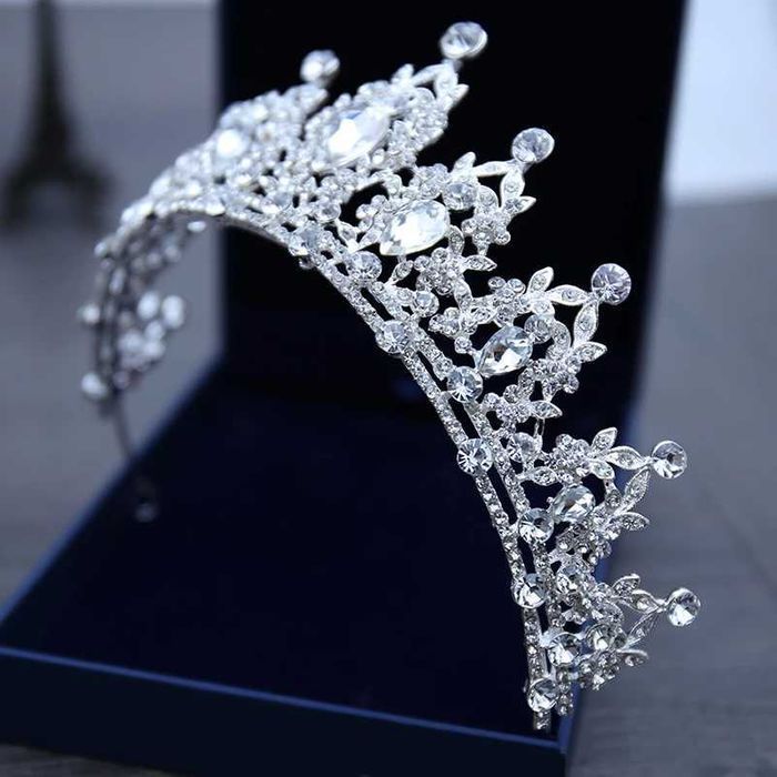Entrega Imediata Para Noiva Tiara Cristal Acessório Para o Cabelo