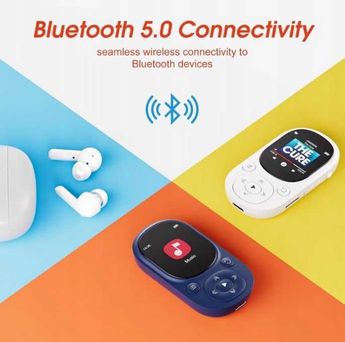 Odtwarzacz MP3/MP4 Digital LCD 1.44-calowy ekran 32GB pamięci ttst803