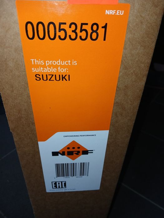 Chłodnica wody Fiat sedici, suzuki nrf 53581