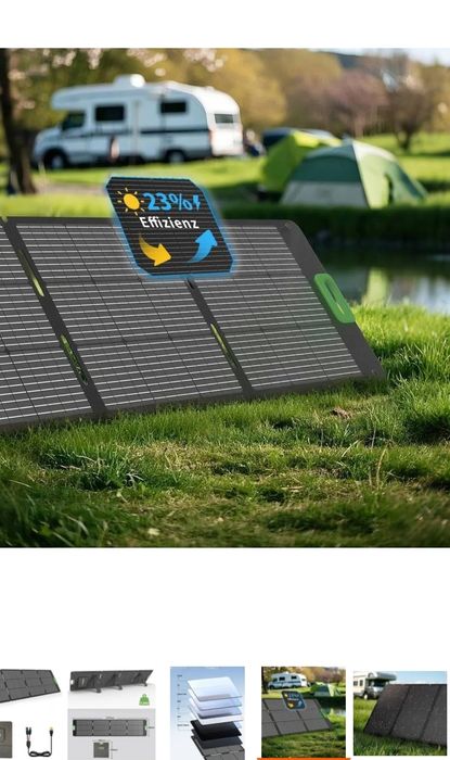 Panel solarny 400w firmowy EHON KEMPINGOWY Przenośny z okablowaniem