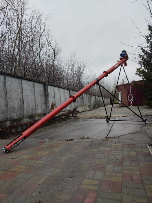 Винтовой конвейер, транспортер. Шнековый погрузчик, зернопогрузчик