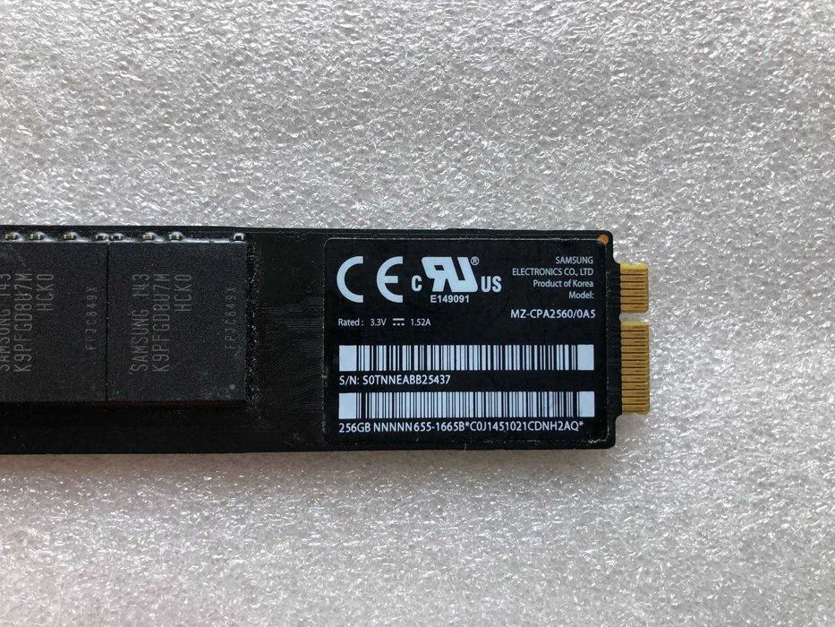 Apple SSD диск 256Gb