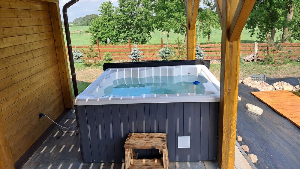 Jacuzzi 6 osób do sauna beczka balia bania ruska basen hydromasaż piec