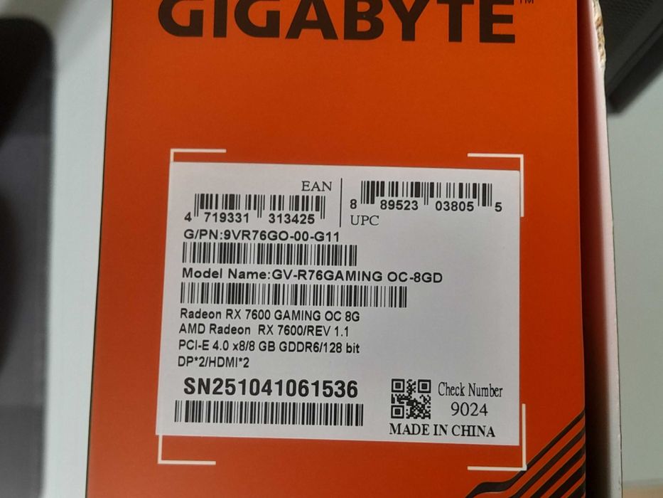 Radeon RX 7600 GAMING OC 8G