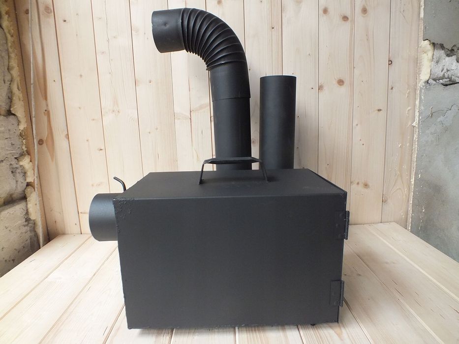 Zestaw do wędzarni 40 cm palenisko, rury, kolano