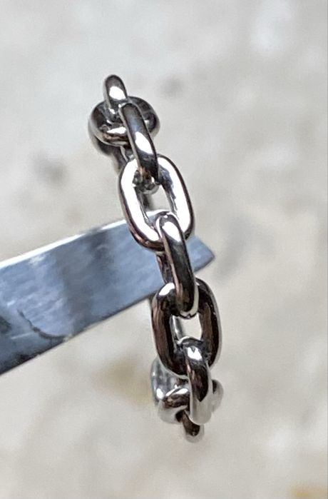 Unisex kolczyk 12 mm piercing 16G kółko segment ring stal nierdzewna