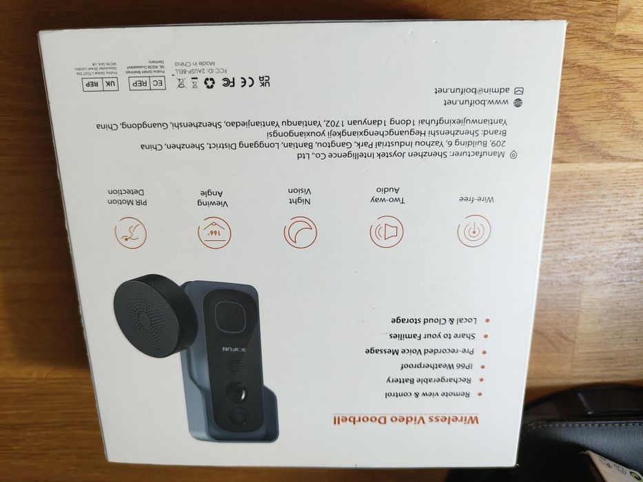 Campainha WiFi Boifun Bell J1