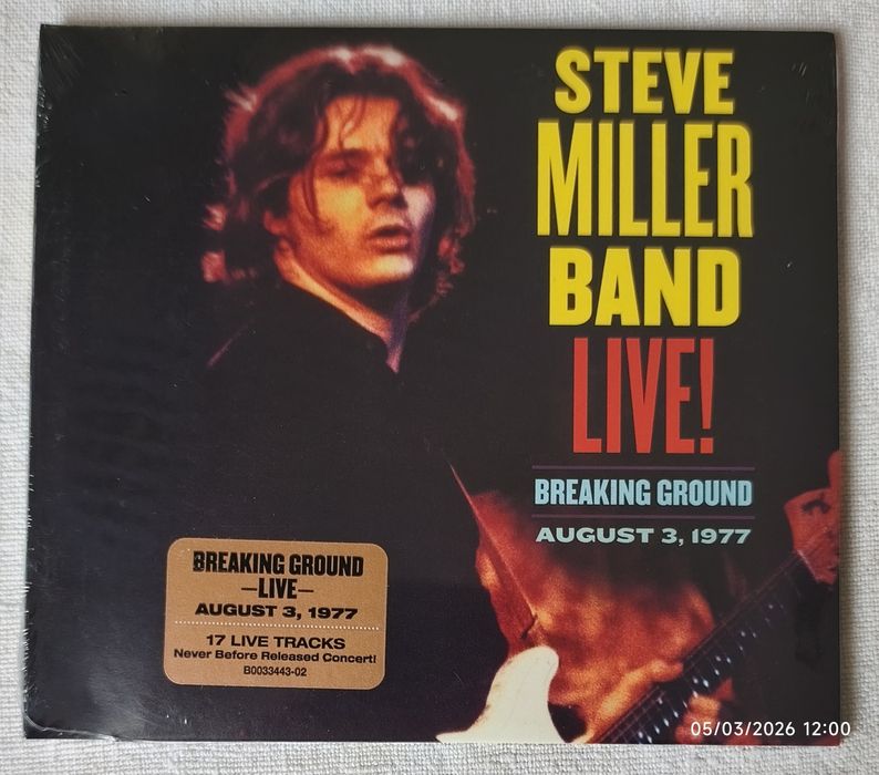 Steve Miller Band - Live! (Breaking Ground August 3, 1977) CD