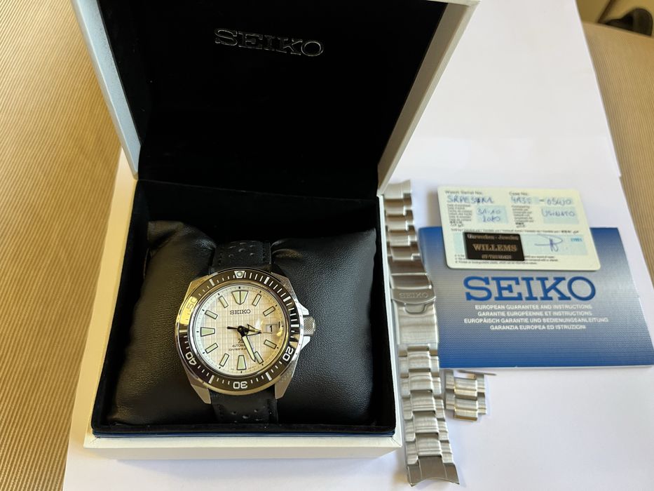 Seiko King Samurai SRPE37K1 Branco