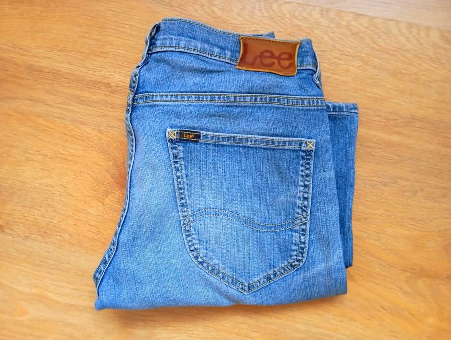 LEE Jeansy spodnie męskie XL 32/32 W32 L32 elastan w32l32 dżinsy