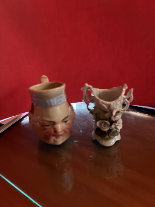 Conjunto de varias pecas em faianca