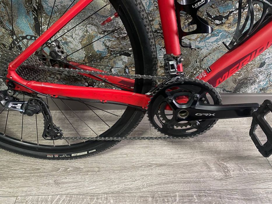 Gravel велосипед Merida Silex 700 (2021) Matt Race Red - GRX 810, 2x11