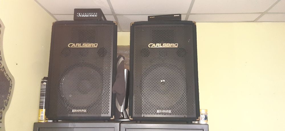 Колонки с усилителем Carlsbro Headline series.