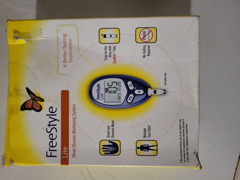 Пристрій для вимірювання цукру крові + подарунок