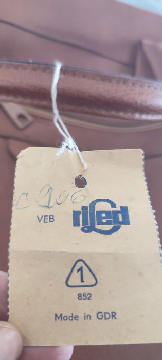 Нова вінтажна сумка гдр із біркою, кожзам, велика