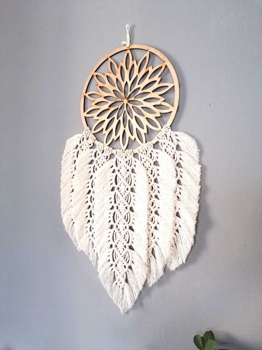 Łapacz snów Makrama ścienna Dekoracja wnętrz BOHO