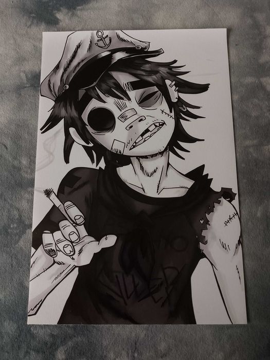 plakat na płótnie zespołu muzycznego gorillaz