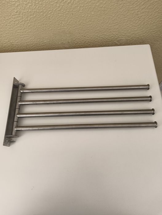 Toalheiro inox IKEA 4 suportes