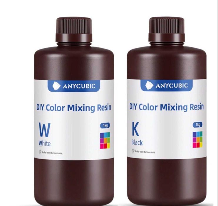 Anycubic DIY ColorMixing Resin  УНІКАЛЬНИЙ КОЛІР + підвищена міцність