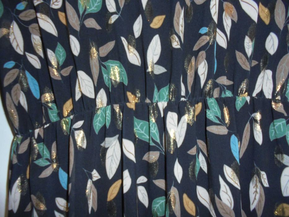vestido de senhora as folhas