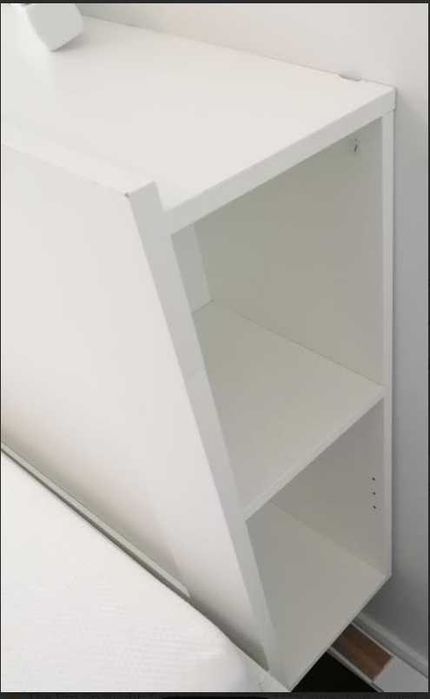 Cama de casal Brimnes (Ikea) com arrumação/gavetões e cabeceira, 160 x 200cm