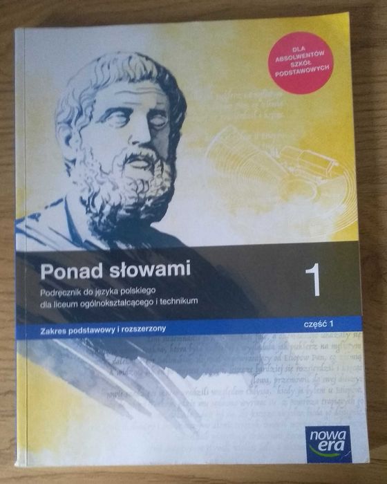 Ponad słowami 1 liceum podręcznik cz.1 Język polski Nowa Era