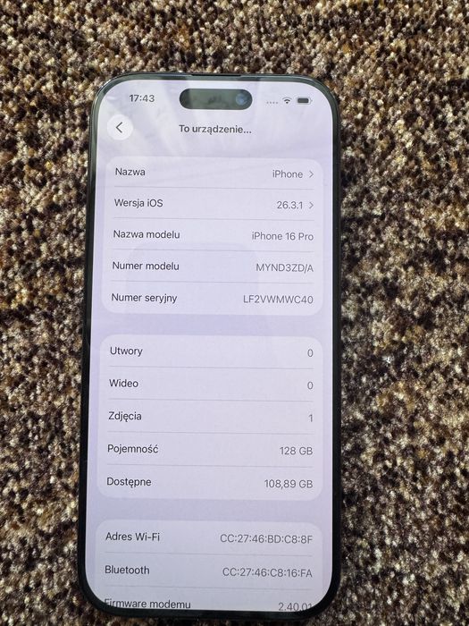 Iphone 16 Pro 128GB
