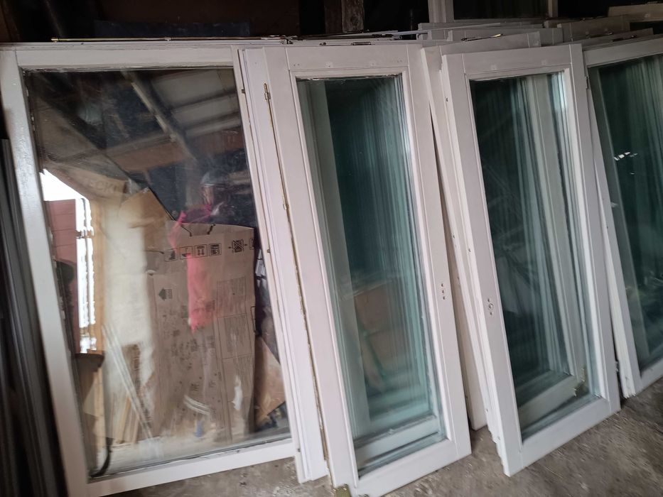 skrzydła okienne drewniane 3 szybowe z demontażu