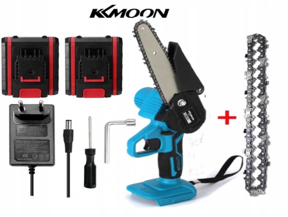 PIŁA AKUMULATOROWA elektryczna mini 6'' 2x AKU + 2x ŁAŃCUCH