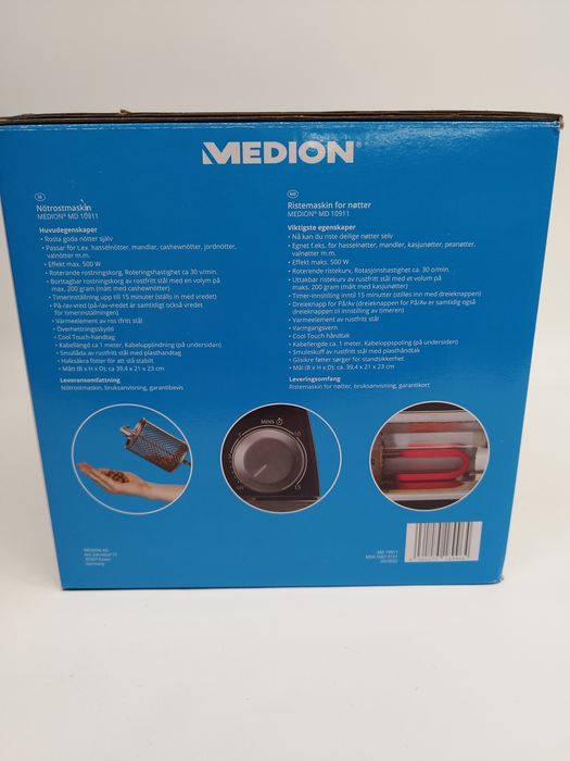 Maszynka do prażenia orzechów Medion