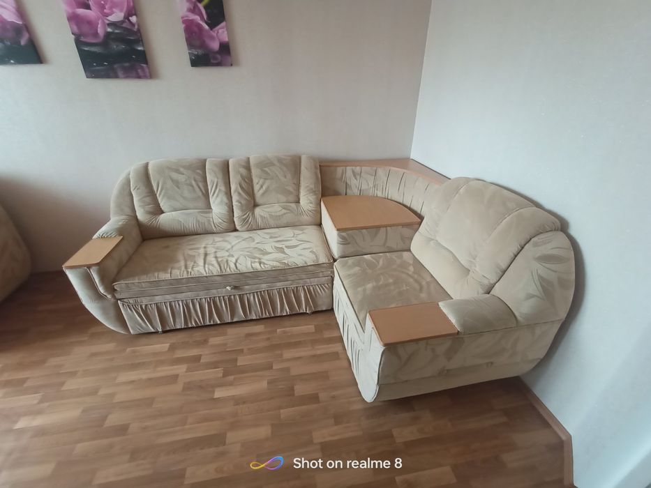 Угловой диван (можно с креслом)