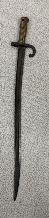 Antiga baioneta francesa séc.XIX